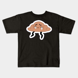 Sad Croissant Kids T-Shirt